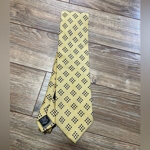 Vintage Giorgio Armani Yellow Tie